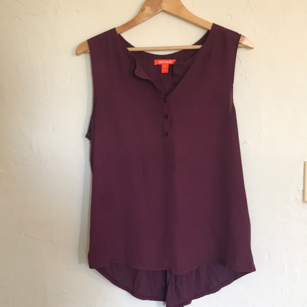Burgundy tank top